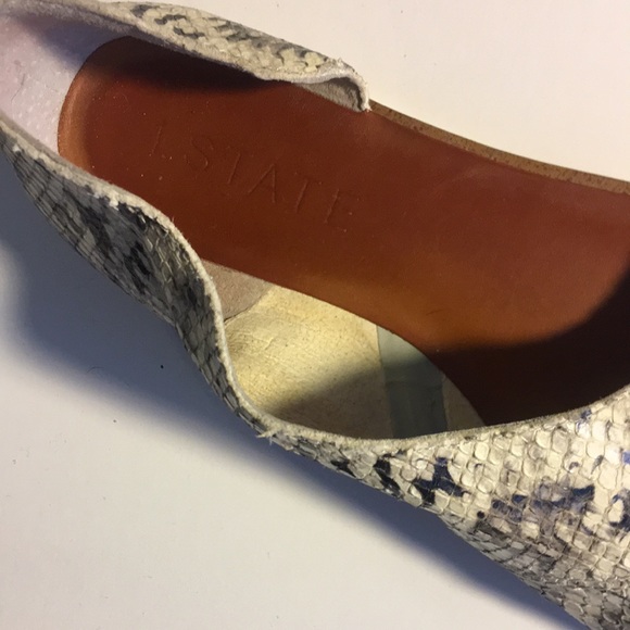 1.STATE CELVIN SNAKESKIN LEATHER SHOE - Picture 3 of 5